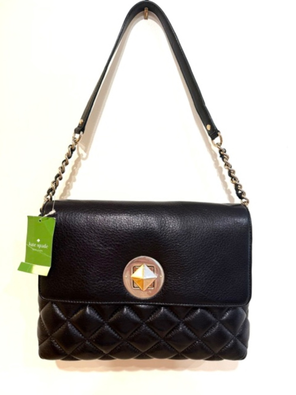 Kate Spade New York Gold Coast Charlize Quilted Leather Handbag~Rare~Vintage